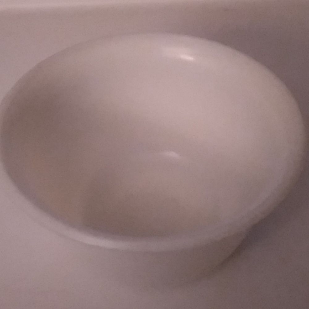 Milk Glass  Mixing Bowl